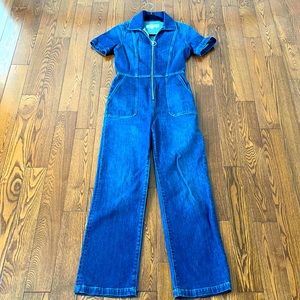 Denim Forum jeans jumpsuit size S